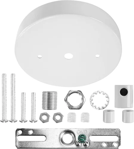 Miniatura 14 de Sangle Sopffy Pendant Light Canopy Kit, 5 1/8 Inches Ceiling Lighting Canopy Kit with All Mounting Hardware Modern Chandelier Ceiling Plate Cover