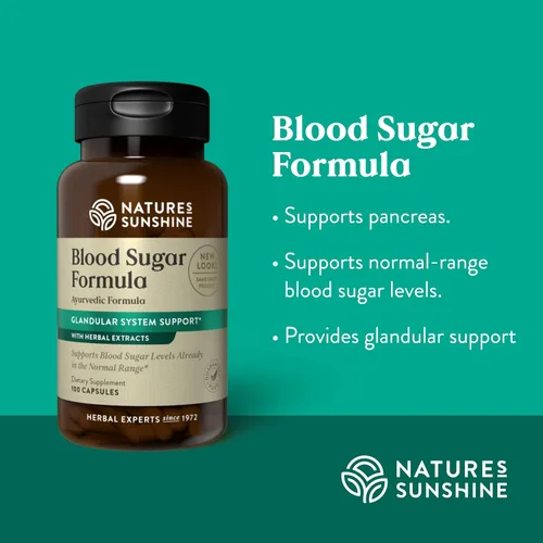 Miniatura 4 de Nature's Sunshine Fórmula de azúcar en sangre, 100 cápsulas
