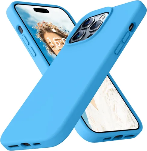 Miniatura 21 de Funda compatible con iPhone 13 de 6.1 pulgadas, de silicona líquida premium [forro de microfibra suave antiarañazos], goma de gel, protección Uva