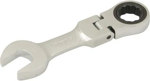Miniatura 4 de Dynamic Tools D076319 Llave de trinquete de cabeza flexible rechoncha, 0.748 in