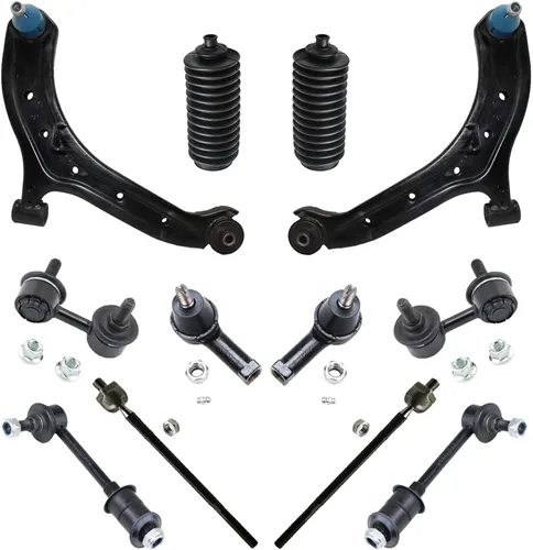 Miniatura 24 de Detroit Axle - Kit de extremo delantero para Ford 1998-2001 Explorer Mercury Mountaineer, 4 barras estabilizadoras delanteras y traseras, 2 brazos