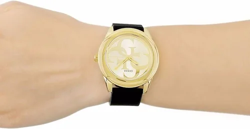 Miniatura 5 de GUESS Reloj analógico de cuarzo para mujer con correa de silicona W0911L3 negro pulsera Negro - Pulsera