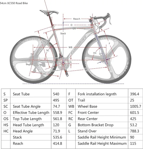 Miniatura 7 de EUROBIKE Bicicleta de carretera para hombre, YH-XC550 bicicleta de carretera para hombres, bicicleta de marco de 21.3 in, ruedas 700C, bicicletas