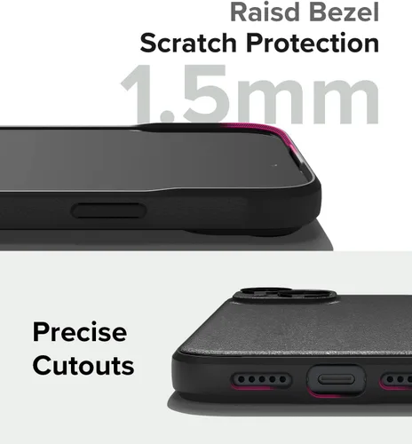 Miniatura 8 de Ringke Onyx - Funda para iPhone 15 Case, [Se Siente Bien en la Mano] resistente al aceite y a la suciedad, cubiertas individuales para lentes