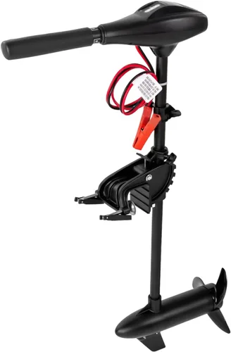 Motor de arrastre eléctrico de empuje de 40 libras, motor de arrastre de agua salada montado en el travesaño para kayak barco inflable, eje de 30
