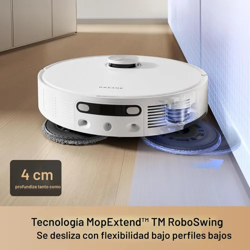 Miniatura 2 de DREAME L10s Ultra Gen 2 Robot Aspirador y Fregona, succión de 10,000 Pa, tecnología MopExtend, estación base todo en uno, autovaciado de 75 días