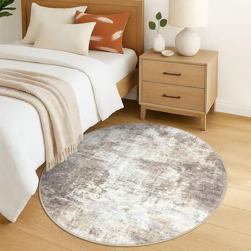Miniatura 614 de IOHOUZE Alfombra abstracta lavable de 3 x 12 pies para pasillos, antideslizante para cocina, camino de entrada de lana sintética para interiores