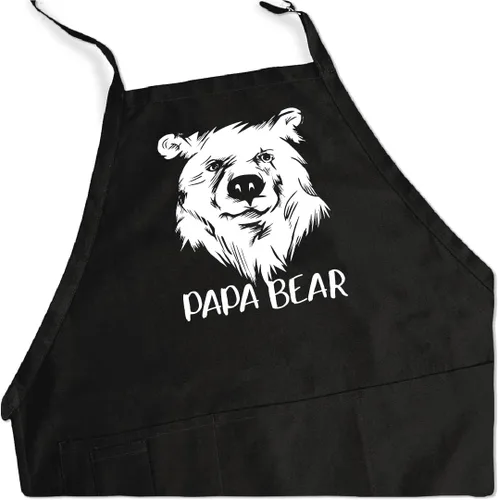 Miniatura 2 de ApronMen, Papa Bear BBQ Grill Delantal ajustable para hombre, talla única