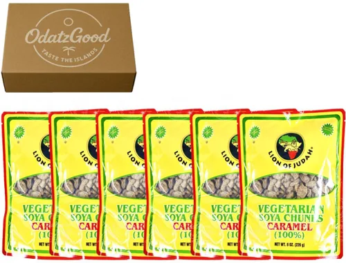 Miniatura 3 de Lion of Judah Soya Chunks Caramel 8oz (226g) 2-Pack – Curated & Packaged by ODatzGood