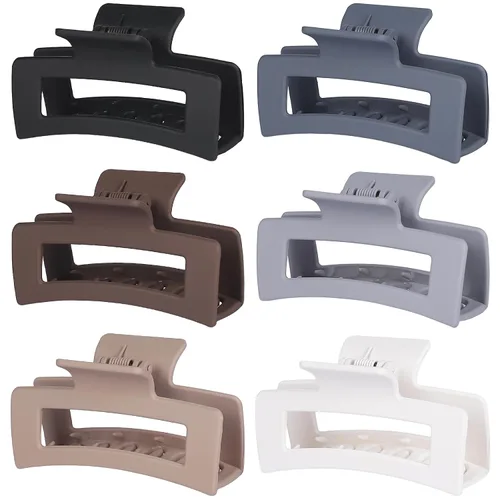 Miniatura 22 de Sisiaipu Pinzas para el Cabello, Pinzas Medianas de 3.5 Pulgadas, Paquete de 6 para Mujeres y Niñas - Accesorios para el Cabello Color Ámbar