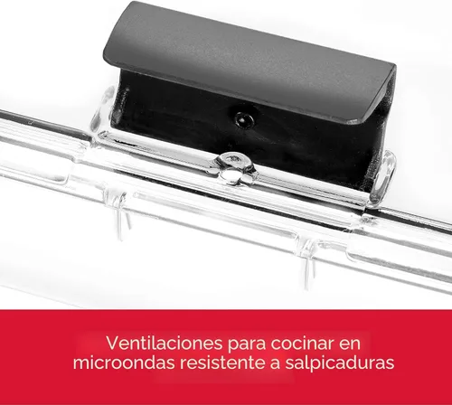 Miniatura 5 de Rubbermaid Brilliance - Juego de 3 recipientes de almacenamiento de alimentos sin BPA con tapas, bandejas extraíbles, herméticos, a prueba de fugas