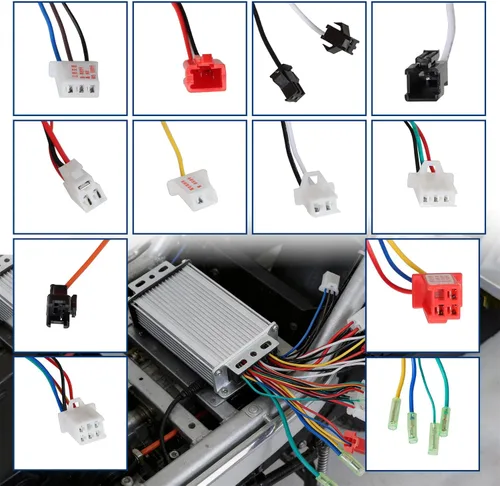 Miniatura 2 de waltyotur Reemplazo del controlador de velocidad del motor de CC sin escobillas de 36 V 48 V 350 W para bicicleta eléctrica Scooter E-Bike