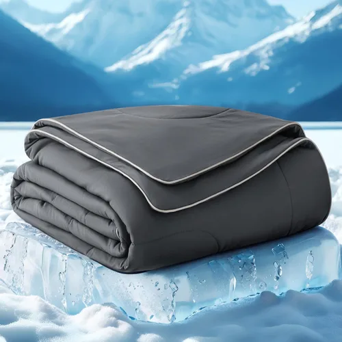 Miniatura 14 de Bedsure - Mantas refrescantes para quienes tienen calor al dormir, cobija ligera para verano, fría, para sudores nocturnos, transpirable, cómoda