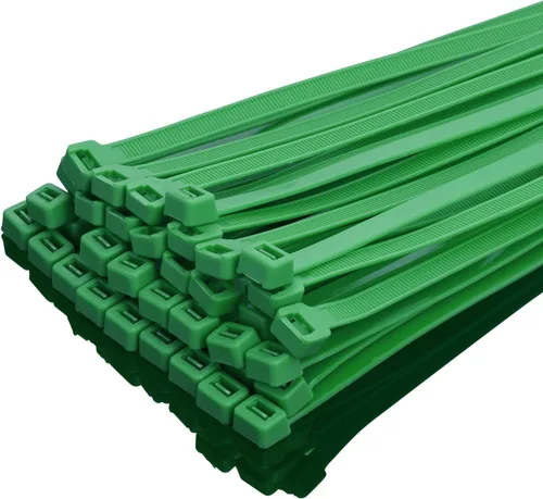 Miniatura 10 de XINGO Bridas Negras de 14 Pulgadas de Servicio Pesado Paquete de 100, Resistencia a la Tracción de 120 LBS, Bridas de Cable de Nailon Premium, Negro