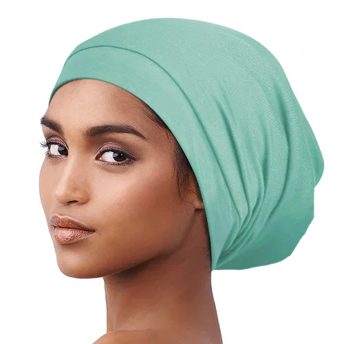Miniatura 79 de Alnorm - Gorro con forro de satén y suave banda elástica para hombres y mujeres, talla única Se ajusta a la mayoría