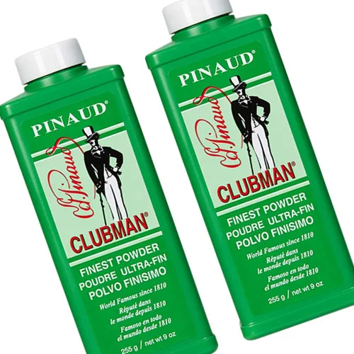 Miniatura 6 de Clubman Pinaud Finest Powder, polvo blanco clásico para hombres, protección contra el sudor y el olor corporal, 9 onzas x 1 paquete