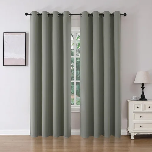 Miniatura 27 de Joydeco Cortinas opacas para dormitorio de 72 pulgadas de largo, 2 paneles de cortinas con aislamiento térmico para oscurecer la habitación
