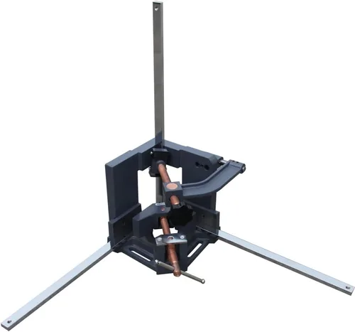 Miniatura 5 de KAKA INDUSTRIAL Abrazadera de ángulo de 3 ejes, abrazadera de soldadura de hierro fundido resistente, apertura de mandíbula de 3.9 pulgadas