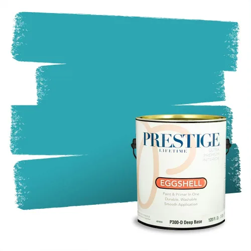 Miniatura 1452 de Pintura Exterior + imprimación PRESTIGE, todo-en-uno, 1 galón, acabado mate, color comparable al Valspar* Royal Gray* VS151-Gris real