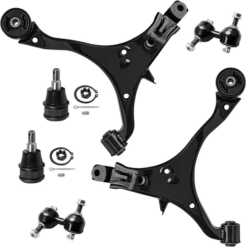 Miniatura 11 de Detroit Axle - Kit de extremo delantero para Chrysler 300 Dodge Charge Challenger 2011-2023, 2 brazos de control inferiores traseros 2 rótulas