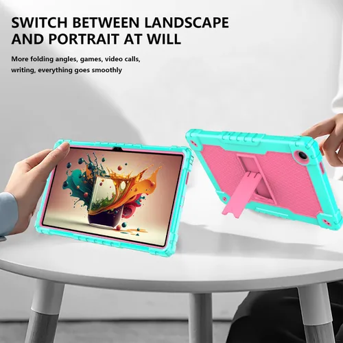 Miniatura 7 de Para Onn 10.4 Tablet Pro 2023 Modelo: 100110603 Funda protectora híbrida de alta resistencia con correa para el hombro para Walmart Onn 10.4 Tablet