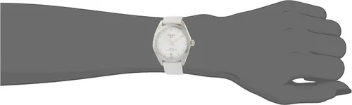 Miniatura 6 de Tissot Reloj automático suizo PR 100 para mujer, blanco, cuero, 16 (T1012071611600), Nácar, Reloj automático