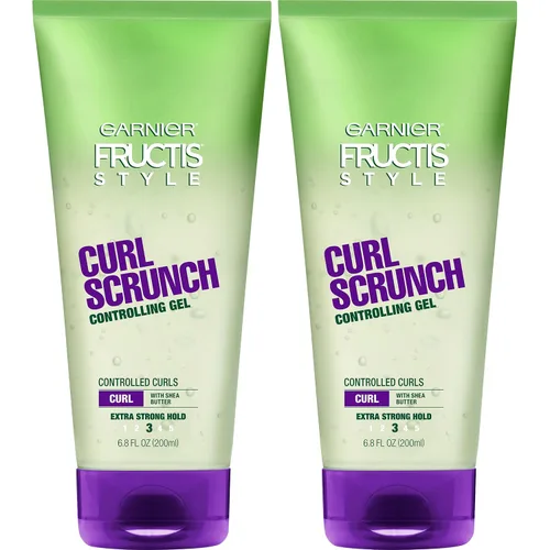 Miniatura 12 de Garnier Fructis Curl Control Scrunching Gel para el cabello, Curl Jelly para cabello rizado, ondulado y rizado con control de encrespamiento