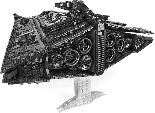 Miniatura 3 de Mould King Modelo de destructor estelar 21004, juguete de construcción de destructor estelar imperial clase Eclipse, más de 10368 piezas, kit