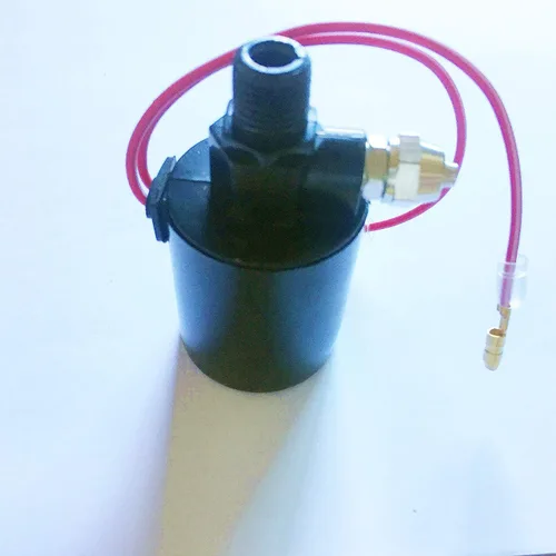 Miniatura 4 de Válvula solenoide de bocina de aire negro 12V piezas de camión Piezas de bocina Cuerno eléctrico Válvulas electrónicas Camión Electroválvula