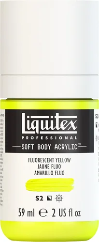 Miniatura 121 de Liquitex Professional Soft Body - Pintura acrílica, botella de 2 onzas (59 ml), blanco titanio Titanio Blanco