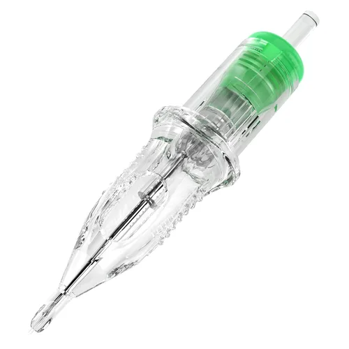Miniatura 22 de Agujas de Tatuaje Extremas Dragonhawk - 20 PCS Cartuchos Desechables de Delineador Redondo 1207RL Agujas Profesionales para Trabajo de Delineado