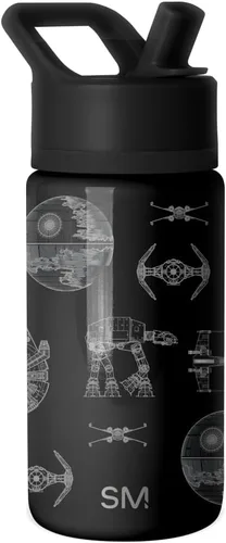 Miniatura 29 de Simple Modern - Botella de agua para niños Summit con tapa con pajilla Taza de acero inoxidable aislada de 14 onzas de Marvel Spider Man