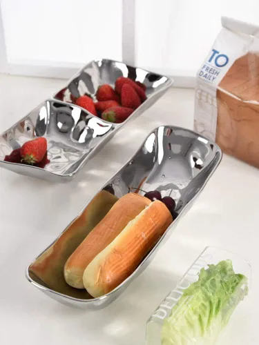 Miniatura 6 de Pampa Bay Bandeja de pan fina y simple de porcelana