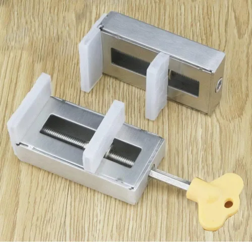 Miniatura 8 de WANLIAN Tapón de bloqueo de ventana de puerta ajustable grueso deslizante de seguridad antirrobo niños cerradura de seguridad infantil plástico