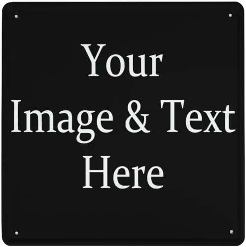 Miniatura 16 de PPFINE Letreros de metal personalizados, imagen de texto personalizada con tu nombre, decoración de pared para el hogar, bar, letreros de calle