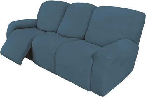 Miniatura 17 de Easy-Going - Funda elástica para sofá reclinable y sofá cama, 6 piezas, protector de muebles, suave, parte inferior elástica, tela jacquard