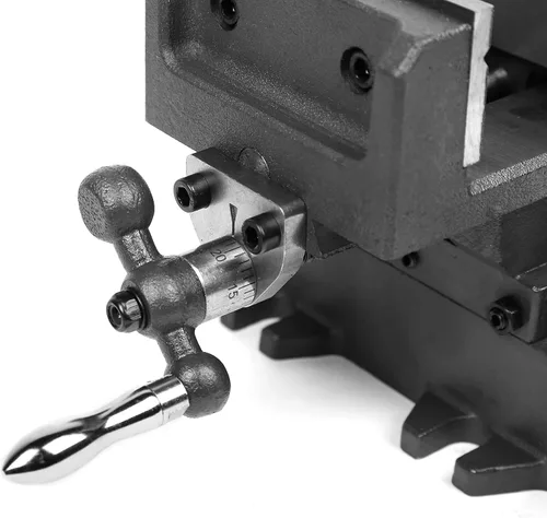 Miniatura 4 de WEN Mordaza transversal, de 4.25 pulgadas con deslizamiento compuesto para fresas y prensas de taladro (CV414), negra