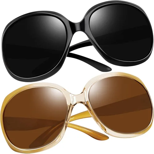 Miniatura 24 de Joopin Lentes de sol de gran tamaño para mujer, polarizados, grandes, para conducción, protección UV, grandes sombras