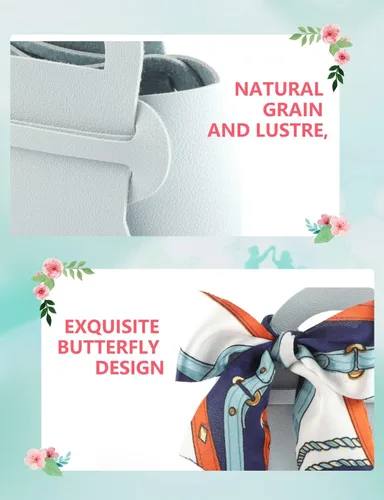 Miniatura 2 de NOWDER Paquete de 12 bolsas de regalo de cuero para dulces de boda con asa, cajas reutilizables de recuerdo de fiesta para baby showers, cumpleaños