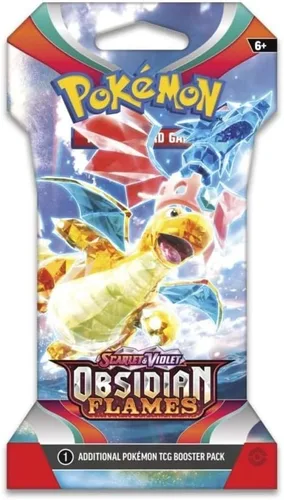 Miniatura 4 de Pokemon Scarlet & Violet - Paquete de 8 sobres de 3 llamas de obsidiana