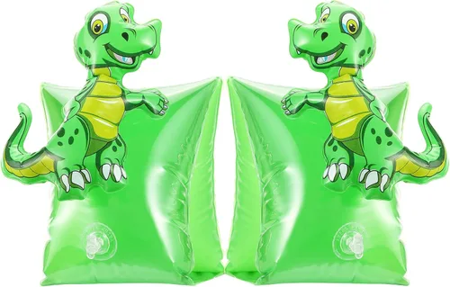 Miniatura 9 de HeySplash Brazaletes inflables para niños (de 3 a 6 años), mangas flotantes para brazo de piscina, tubo flotante, alas de agua, para natación, hasta