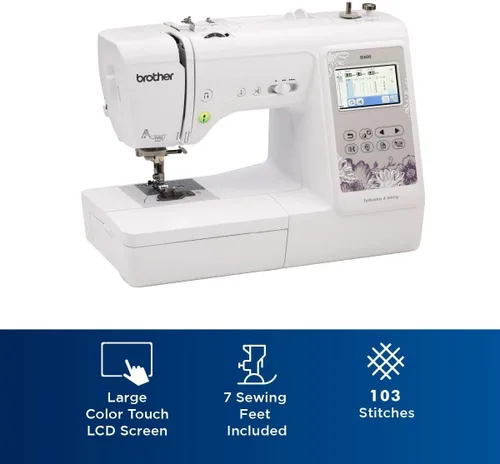 Miniatura 3 de Máquina de coser Brother SE600, para costura y bordado