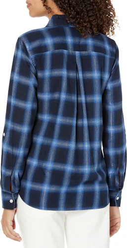Miniatura 2 de Tommy Hilfiger Popover con cremallera a cuadros arrugados