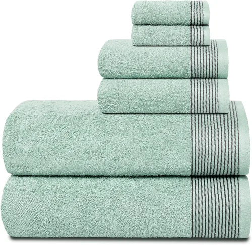 Miniatura 41 de Belizzi Home Juego de 3 toallas de algodón ultra suave, contiene una toalla de baño de 28 x 55 pulgadas, una toalla de mano de 16 x 24 pulgadas y un