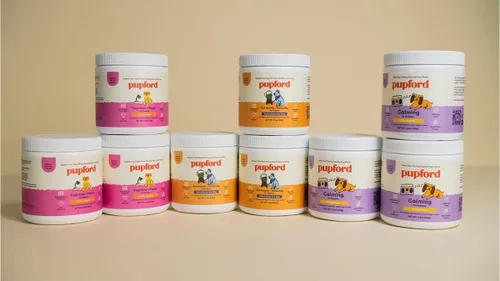 Miniatura 7 de Pupford Suplemento calmante para perros, masticables calmantes naturales para perros con ansiedad, apoya la relajación y la regulación emocional