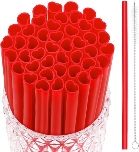 Miniatura 13 de JANYUN 30 Pieces Patriotic Plastic Straws, Red White Blue Star Straws 4th of July Drinking Straws for Beverage Milkshake Cocktail Memorial Day