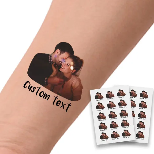 Miniatura 9 de Tatuajes temporales personalizados para fiestas, tatuajes divertidos de cerveza, regalo de cumpleaños para adultos, amigas, mujeres y hombres