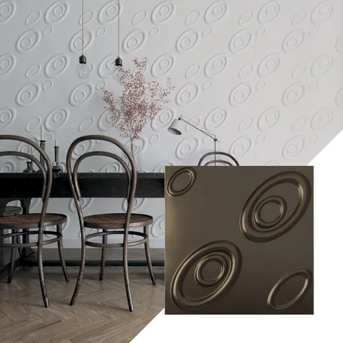 Miniatura 7 de Ekena Millwork WP20X20MAWH 19 5/8 pulgadas de ancho x 19 5/8 pulgadas de alto Maria EnduraWall Decorativo 3D Panel de pared cubre 2.67 pies cuadrados