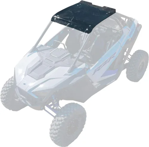 SuperATV Techo teñido oscuro para Polaris RZR PRO XP/Turbo R/PRO S 2020+ 2020+ | 2 plazas | Visibilidad total y conciencia | Las abrazaderas de
