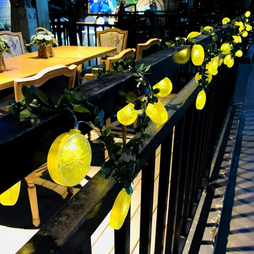 Miniatura 10 de Guirnalda de luces de hiedra y hojas de hiedra con 20 luces LED alimentadas por pilas para decoración de fiestas de cumpleaños en interiores